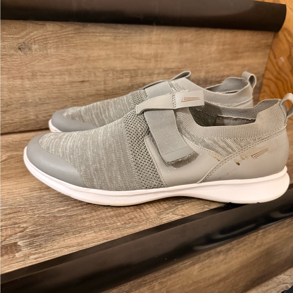 Gray Women Slip-On Sneakers - Copper Fit